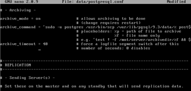 Replicación en PostgreSql