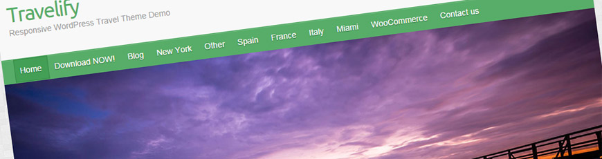 theme travelify wordpress