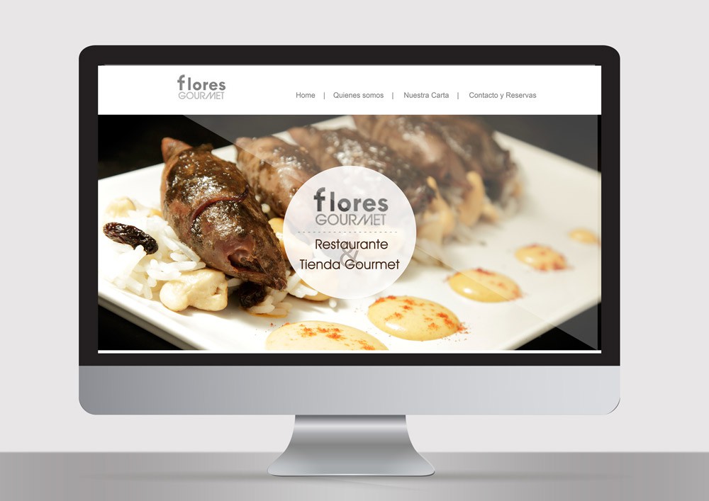 diseño web flores gourmet