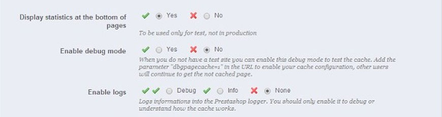 modulo seo page cache