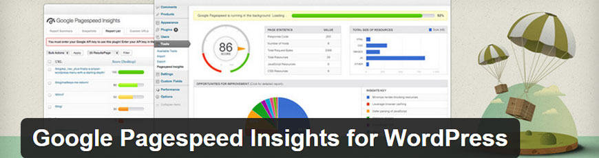 plugin Google Page Speed Insights